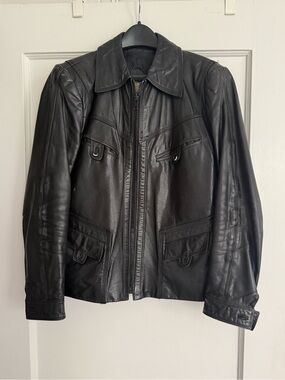 Vintage leather jacket sz S